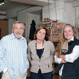 Peter Rapp, Ursula Steiner und Nicole Steiner