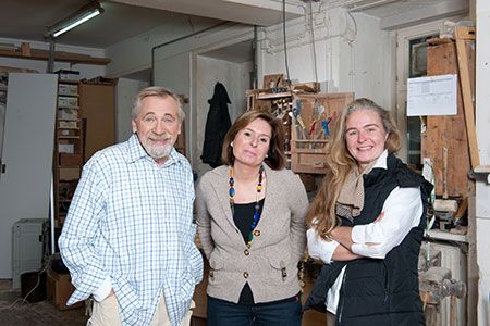 Peter Rapp, Ursula Steiner und Nicole Steiner